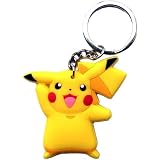 Techpro Unisex Double Sided Soft Rubber Key Chain (Multicolour)