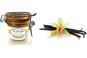 Relais Gourmet - Foie Gras Entier 200g 100 % Sud-Ouest sans Colorant sans Additif et sans Conservateur à La Vanille Naturelle