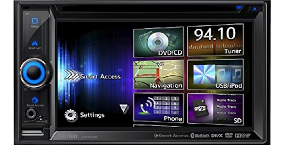 Перезагружается магнитола clarion nx503e