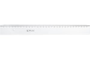 Herlitz linjal av transparent plast, 30 cm