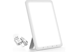 CT CAPETRONIX SAD Lampe, Tageslichtlampe mit Timerfunktion 10000 Lux Kompaktes Design Sonnenlichtlampe, Traurige Lichttherapielampe mit Memory-Funktion für Büro/Schreibtisch/Zuhause/Schlaf