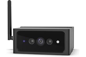 AUTO-VOX Caméra de recul sans Fil AUTO-VOX pour Solar4, caméra de recul sans Fil 1080P avec Vision Nocturne IR, Batterie intégrée