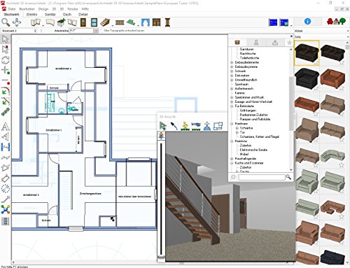Avanquest Architekt 3D X8 Innenarchitekt - Software de dise  o automatizado  CAD   Alem  n  PC  1GHz Intel Pentium  512 MB  4500 MB  DVD-ROM 