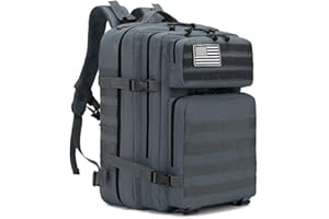 Netiners - Mochila Crossfit hombre Militar | | 45L Ideal para Gimnasio, Cabina Viaje,Camping, Mochila Táctica | Carga pesada, Bolsillo Interno | Mochila Supervivenvia, Montañismo, Senderismo