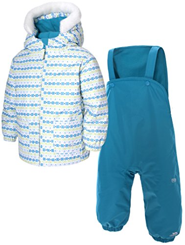 Trespass Dimple Ski Suit - Marine Print, 18/24 months
