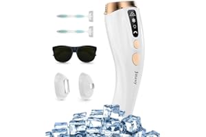 JITESY IPL Epilatore Luce Pulsata,Epilatore Viso Donna 3 FUNZIONI-HR/SC/RA e 6 Livelli di Energia e 2 Testina Di Precisione,Epilatore Laser INFINITO FLASH Perfetto Per Zona Bikini,Ascell