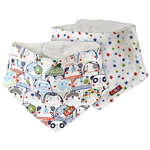 Bóboli Unisex Baby PACK 2 KNIT FOULARDS Neckerchief, Multicoloured (print 9952), One Size (Manufacturer size: UNIC)