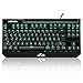 Produktbild Rii Mechanische Gaming Tastatur 87 Tasten mit USB Kabel LED Beleuchtet Spiele Keyboard (DE Layout)