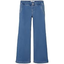 Jean Large Fille Name It Nkfsalli – Coupe Boyfriend, Taille Réglable, Délavage - 7