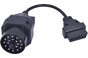 ANTIBREAK Goldplay Adaptador de Conector de Cable de 20 Pines a OBD OBDII 16 Pines Cable de diagnóstico para E36 E46 E38 E39 E53 X5 Z3