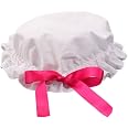 Bonnet/chapeau De Servante En Dentelle Coton Blanc Style Victorien - Taille Unique élastique - Pour Déguisement, Cosplay, Lolita