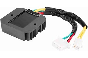 KIMISS Voltage Rectifier Voltage Regulator Rectifier Motorcycle Connector Aluminum Alloy Motorcycle Voltage Stabilizer for VF750C MAGNA VF700C VF700 VT800C GL500
