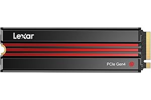 Lexar EQ790 SSD 1TB con Disipador de Calor, M.2 2280 PCIe Gen4x4 NVMe SSD Interno, Velocidad hasta 7000 MB/s, Unidad de Estado Sólido para PS5, PC
