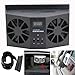Produktbild Auto Fan by vibola New Solar Powered Auto Fenster Air Vent Ventilator Mini Klimaanlage Cool Fan M schwarz