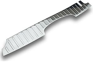 Recambo | Protector de Parachoques trasero | Compatible con Suzuki Grand Vitara II | 2005 – 2015 | Acero Inoxidable Cromado | Protección borde de carga