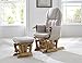 Tutti Bambini GC35 Deluxe Glider Chair & Stool (Natural)