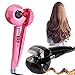 Hann® Hair Curler,LCD Pro Salon Automatic Hair Curling Curler Ceramic Roller Wave Machine Styler (UK Plug) (LED Pro Automatic-curler, Pink)