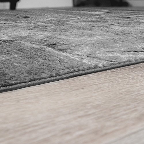 Teppich Steinboden Marmor Optik Design Modern Wohnzimmerteppich Grau Top Preis, Größe:120×170 cm - 3