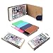 Quality Style Iphone 5 5G 5S Navy Blue Leather Flip Case Cover with Two Card Slot for Apple Iphone 5 5G 5S