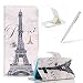 Produktbild Für Samsung Galaxy S7 Edge Ledertasche Handy Hülle,Für Samsung Galaxy S7 Edge Kartenfach Schutzhülle Mappe Flip Wallet Case,Herzzer Book Style Prämie [Retro Aufsatz Muster] Standfunktion Schutz PU Leder Magnetverschluss Schale Brieftasche Tasche Hülle Case Cover für Samsung Galaxy S7 Edge + 1 x Frei Weiß Handy Halterung Ständer + 1 x Frei Silber Stift Stylus