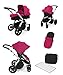 Ickle Bubba Stomp All-in-One Travel System Set (Summer Pink)