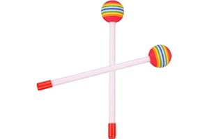 Changor Runder Filz-Trommelstock, verbessert die Musikwahrnehmung. Trommelschlägel ziehen die Aufmerksamkeit von Kindern auf Sich, Eva zum Üben