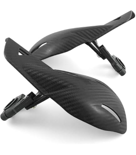 Protège-mains Pour Guidon Moto 7/8 Pouces - En Plastique PC - Coupe-vent Et Protection - Montage Facile