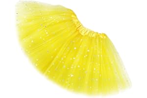 Ugitopi Niñas Sparkle Tutus Princesa Ballet Danza Capas Tul Tutu Faldas Girls Skirt