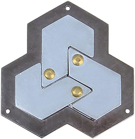 Cast Puzzle 52473742 "Hexagon Level 4 Zinc Brainteaser Game
