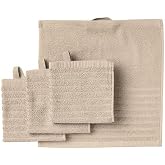 IKEA 4 Adet El Havlusu, Bej Renk MeridyenDukkan 30x30 cm Pamuk,4 Li El-Kurulama Havlu