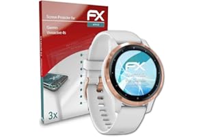 atFoliX Protecteur d'écran compatible avec Garmin Vivoactive 4s Film Protecteur, ultra clair et flexible FX Film Protection d'écran (3X)