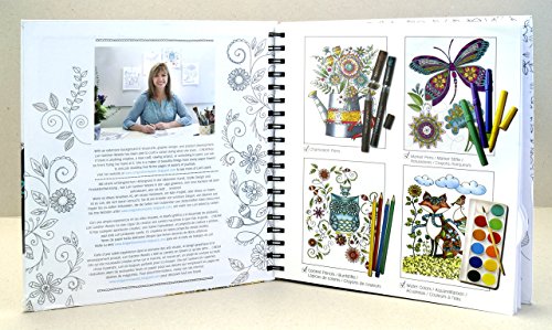 Chameleon Pen Malbuch „Loris Art Garden Coloring Book“ 20 Malvorlagen - 5