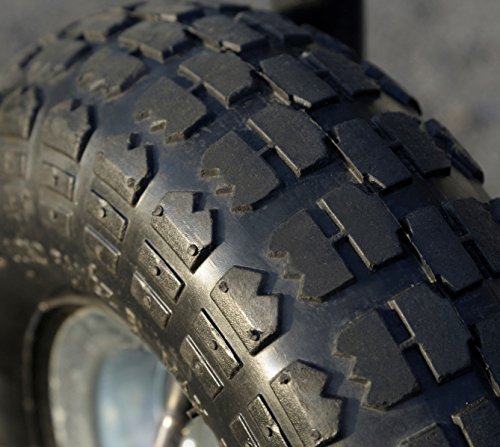 ShelterLogic Kaminholzwagen Edelstahl, Brennholzkarre und Holzkorb für Kaminholz; Kaminholzwagen mit Rollen für Innen- und Außenbereich - 7