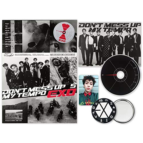 Preisvergleich Produktbild EXO 5th Album - Don't Mess Up My Tempo [ ALLEGRO ver. ] CD + Booklet + Photocard + FOLDED POSTER + FREE GIFT / K-pop Sealed
