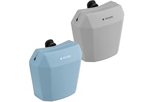 Navaris 2X Borse Porta-Croccantini Cani - Sacchetta Porta-Ricompense per Addestramento Passeggiata Cane - Tasca Porta-Oggetti Silicone 13,3x12x5,4cm