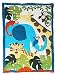 Produktbild Luxus - Patchworkdecke 80 cm * 105 cm - Baumwolle - Giraffe Elefant Tiger Löwe - für Kinder / Baby / Mädchen / Jungen - Zootiere Decke Kuscheldecke Kinder Plaid Kinderdecke - Tagesdecke Quilt / Patchwork Krabbeldecke Tiere