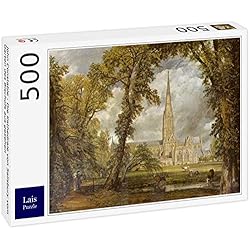 Lais Puzzle John Constable - La Catedral de Salisbury Vista Desde el jardín del Obispo 500 Piezas