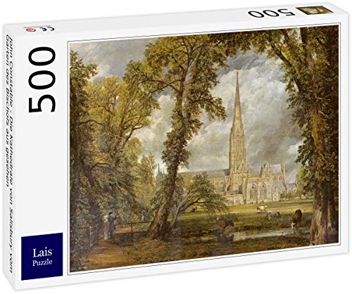 Lais Puzzle John Constable - La Catedral de Salisbury Vista Desde el jardín del Obispo 500 Piezas