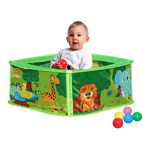 Baby Animal Play Tent Ball Pit Pool 50 Balls Children Kid Pop Up Indoor Outdoor