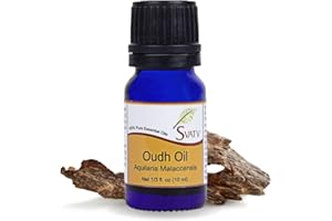 SVATV Olio essenziale per aromaterapia, agarwood/oud, olio profumato per diffusori di fragranze, yoga, massaggi, fai da te e cura della persona, 10 ml