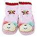Bigood Baby Winter Soft Cartoon Animal Cotton Floor Socks Bear Pink