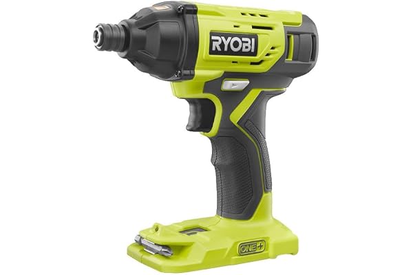RYOBI - Visseuse à Chocs Sans Fil 18V ONE+ R18ID2-0 – Couple 200 Nm, 3 Modes de Vissage, Emmanchement 1/4", Compacte et Puissante – Batterie Non Incluse