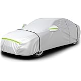 Favoto Telo Copriauto Invernale Felpato Impermeabile Telo per Auto da Esterno per Berlina 3 Volumi 450-495cm Realizzato in Ox
