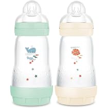 MAM Boîte Doseuse De Lait 3 Compartiments - Doseur Poudre Bébé Portable Et Hermétique