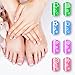 eBoot 1275 Pieces 49 Designs Nail Art Stencils French Tip Guides Stickers Form Fringe Guides Vinyl, 36 Sheets