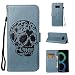 Produktbild Samsung Galaxy S8 Plus (6.2 Zoll) Tasche , Magnetverschluss hülle Stil PU Leder Schutz hülle Handyhülle Premium Geldbeutel Schale Kunstleder Lederhülle Flip Case im Bookstyle mit Standfunktion und Kartenfächer Klapptasche Die Hohe Anfire der Qualität Cover für Samsung Galaxy S8 Plus S8+ G955F G955FD - blau