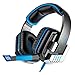 Produktbild PC Gaming Headset, ACEPHA Virtual 7.1 Surround Sound Gaming Kopfhörer mit Mikrofon und Vibrationsfunktion, USB für PC, G8000, Schwarz
