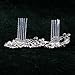 AlicePub Wedding Side Hair Comb Crystal Headpiece Bridal Bridesmaid Accessory