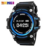 Easy Go Shopping Mode Smart Technologie Produkte Wasserdichte Sport Schrittzähler Multifunktions Smart Watch Männliche Student Watch (Color : 5)