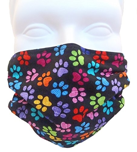 Breathe Healthy® Masks Face Mask - Colorful Paws Design- Comfortable, Reusable